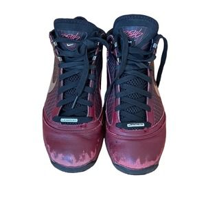 Kids NIKE Air Max LeBron 7 Retro GS Christmas Basketball Shoes Sz 6Y